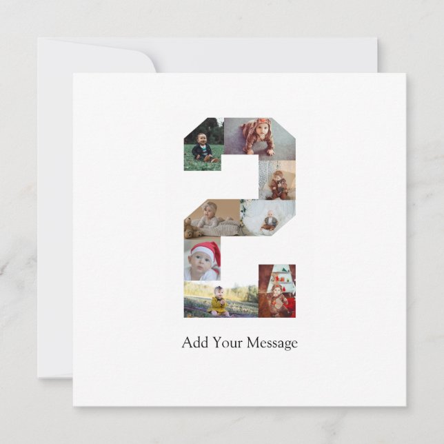 Anúncio Colagem de Fotos Preto e Branco Número 2 (Frente)