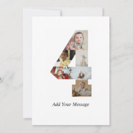 Anúncio Colagem de Fotos Preto e Branco Número 4