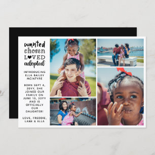 Anúncio Colagem Fotográfica Adotada e Escolhida