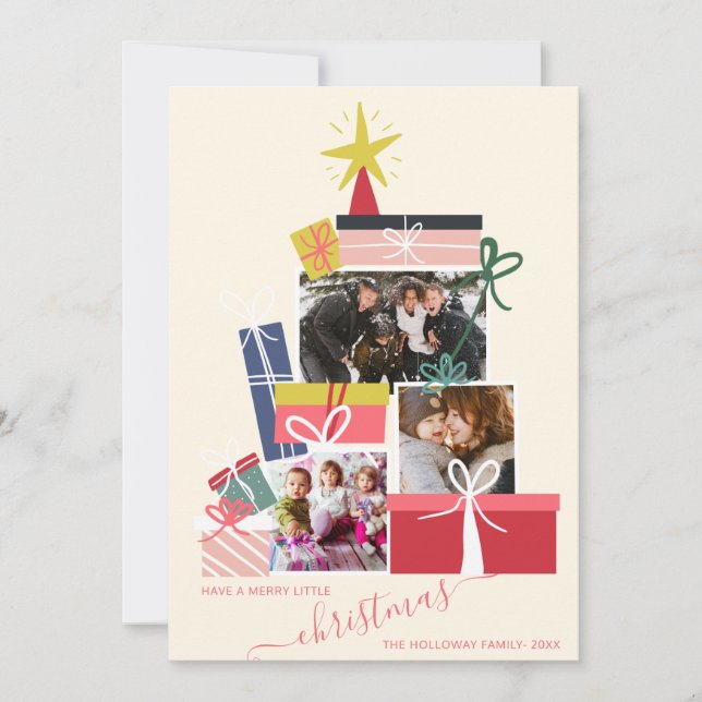 Anúncio Colagem fotográfica em árvore de Natal 3 (Frente)