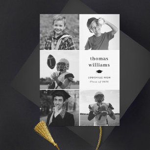 Anúncio Colagem Grad Foto Preto e Branco