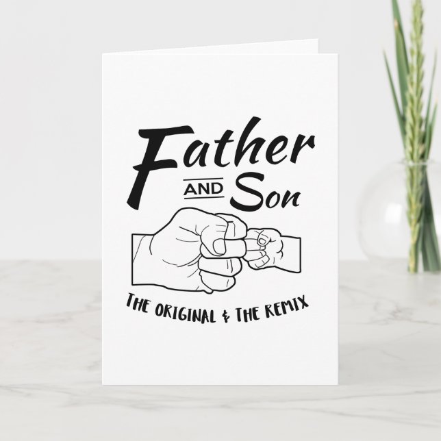 Anúncio Colisão do punho do pai e do filho (Frente)