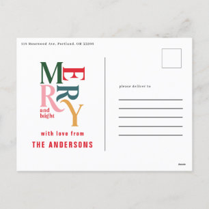 Anúncio colorido da feliz de Natal