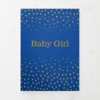 Bolinhas Azul e Dourada, 3 Foto Colagem Nascimento