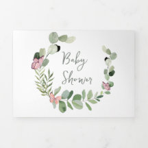 Borboletas em torno do Chá de fraldas