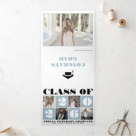 Anúncio Com Dobra Tripla Classe de Tipografia de 2025, colagem fotográfica 