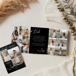 Anúncio Com Dobra Tripla Festa de formatura E Agora Formando A Colagem De F