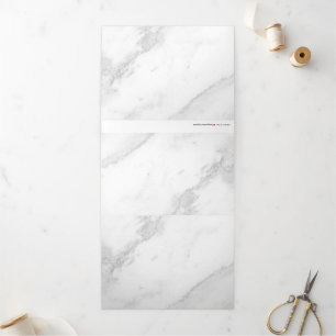 Anúncio Com Dobra Tripla Mármore Branco