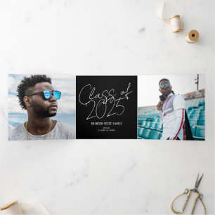 Anúncio Com Dobra Tripla O lançamento triplo do Formando casual