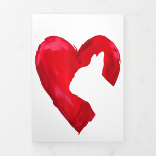 Anúncio Com Dobra Tripla Presente Francês para Bulldog