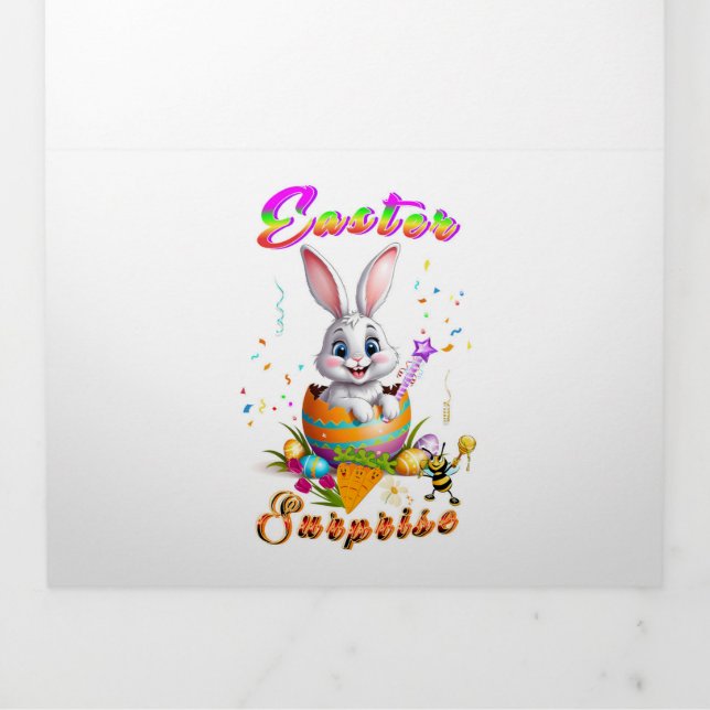 Anúncio Com Dobra Tripla Surpresa de Páscoa (Cobrir)