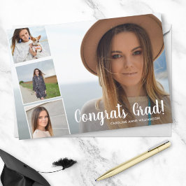 Anúncio Congrats Grad, Photo Collage, Fun Graduation Party