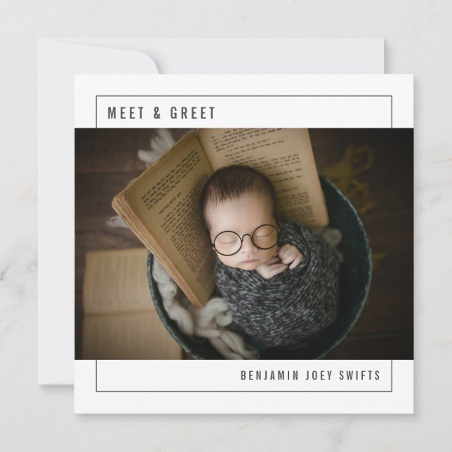 Anúncio Conheça e dê as boas vindas ao nascimento da foto  (Frente)