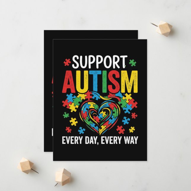 Anúncio Conscientização do autismo (Frente/Verso In Situ)
