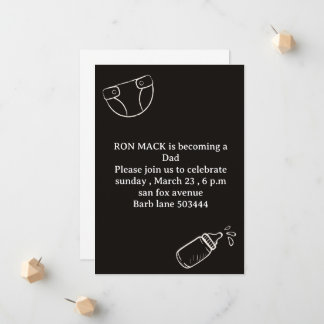 Anúncio Convidados da parte do adaptador do fralda do chá