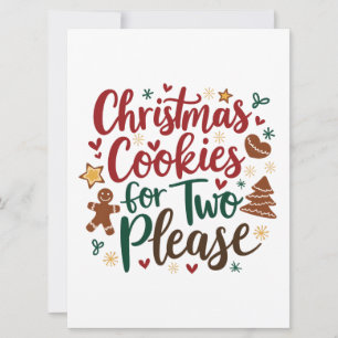 Anúncio Cookies De Natal Para Dois Por Favor Gravidez Xmas