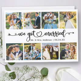 Anúncio Coração Da Caligrafia Nos Casamos 8 Fotografias Ca