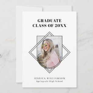 Anúncio Crachá de Foto Mínimo Escola de Pós-Graduação Facu