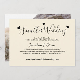 Anúncio Cream Ivory Smaller Photo Downsize Wedding