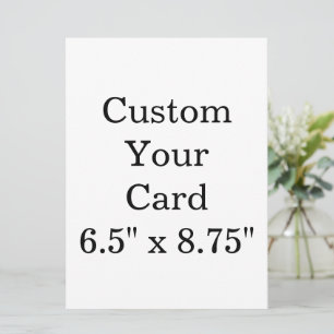 Anúncio crie seu 6,5" x 8,75 ao quadrado personalizado