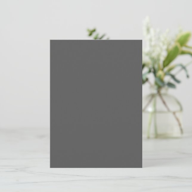 Anúncio Crie seu próprio design personalizado cinza escuro (Em pé/Frente)