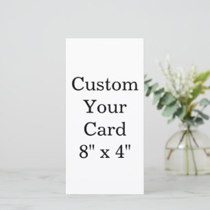 Anúncio crie seu Squared personalizado de 8" x 4"