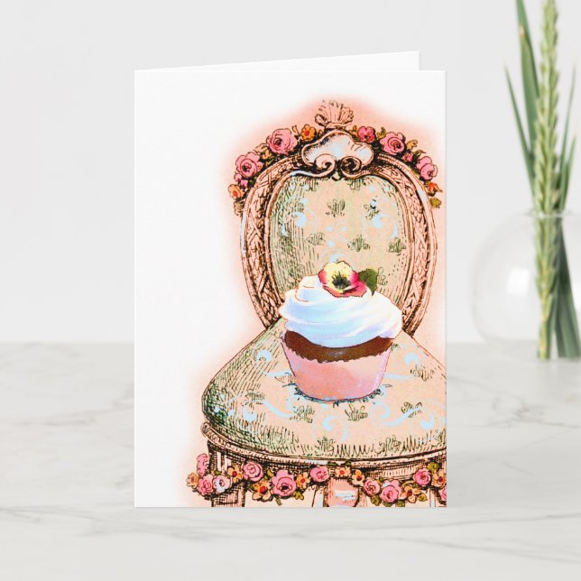 Anúncio Cupcake do Tea Party (Frente)