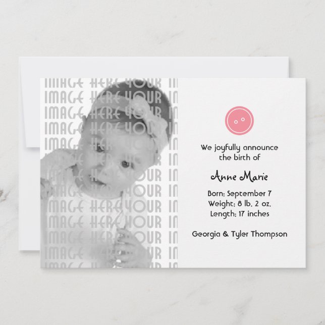 Anúncio Cuta como um botão (rosa) (Frente)