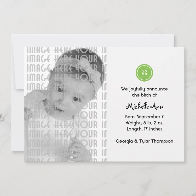 Anúncio Cuta como um botão (verde) (Frente)