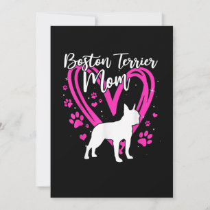 Anúncio Cute Boston Terrier Mãe Por Presente De Dia de as