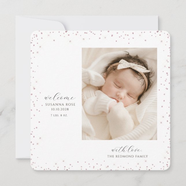 Anúncio Cute Newborn Sleeping Baby Photo  (Frente)