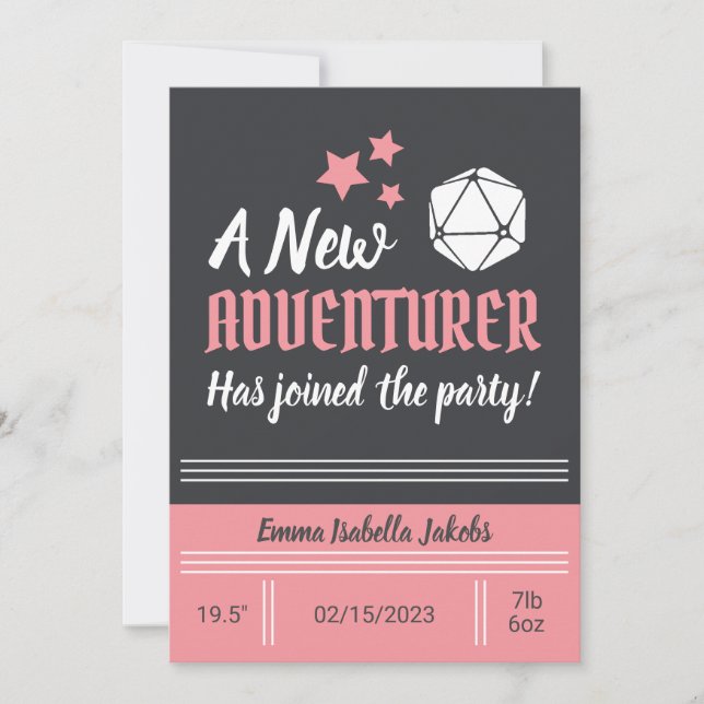 Anúncio D&D Bebê Anunciando Rapariga Rosa (Frente)