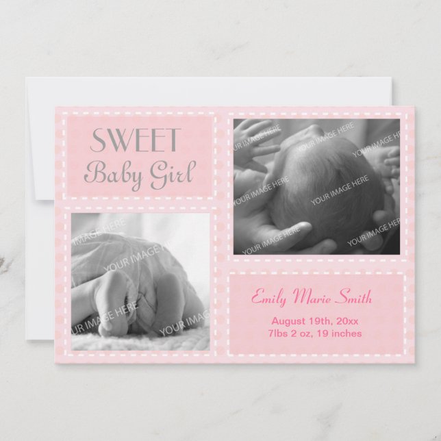 Anúncio da Baby Girl (Frente)