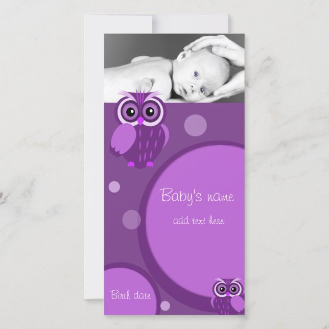 Anúncio da Baby Owl (Frente)