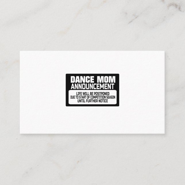 Anúncio da Dance Mãe (Frente)