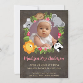 Anúncio da Garota Floral Safari Wreath