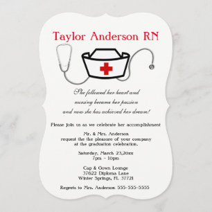 Anúncio da graduação da escola de cuidados do