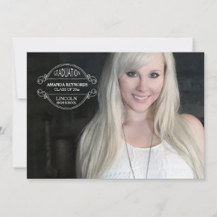 Anúncio da graduação da foto do selo da graduação