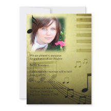 Anúncio da graduação da nota da música