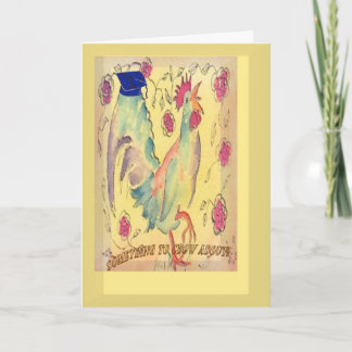 Anúncio da graduação dos rosas do galo