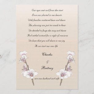 Anúncio da libertação de Cherry Blossoms