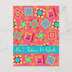 Anúncio da loja da arte da edredão de retalhos do