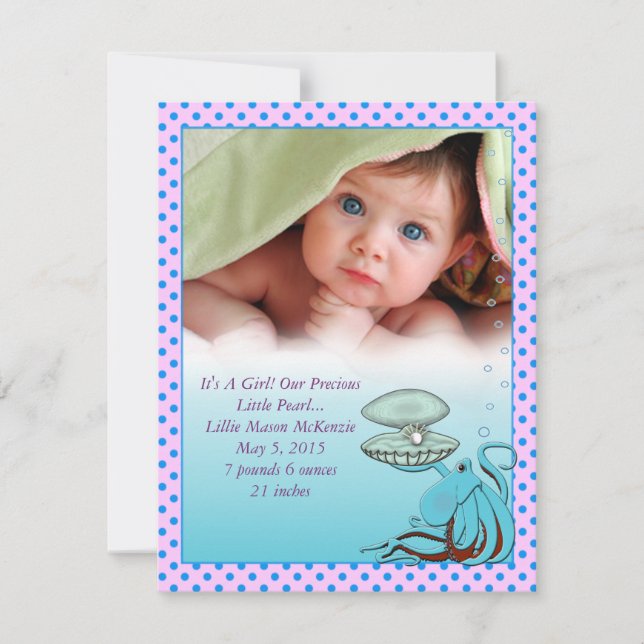 Anúncio da precioso Pearl Baby Girl (Frente)