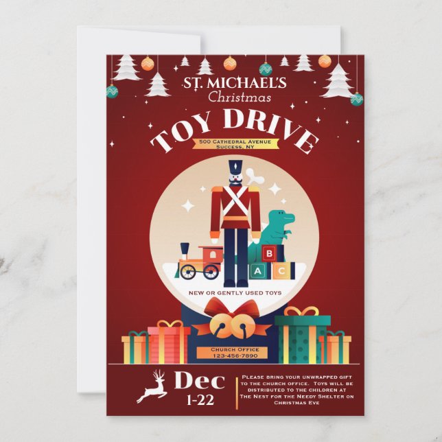 Anúncio da unidade de brinquedos Natal (Frente)