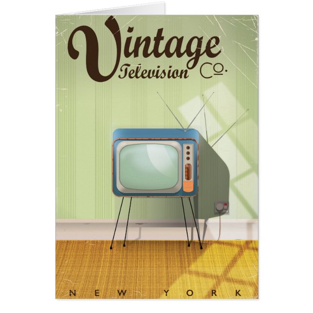 Anúncio da Vintage Television Co. (Frente)