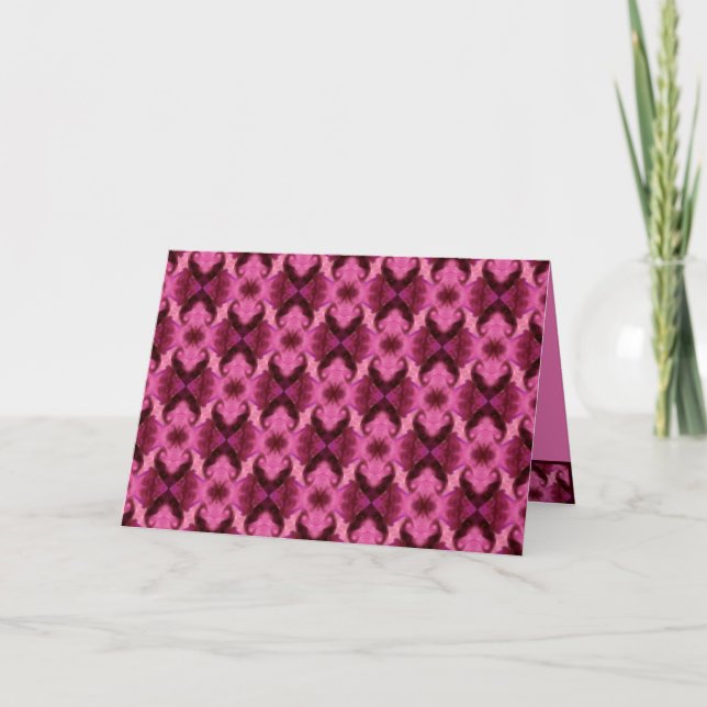 Anúncio Damask Pink Hearts (Frente)