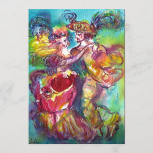 Anúncio DANÇA CARNIVAL, azul-rosa vibrante