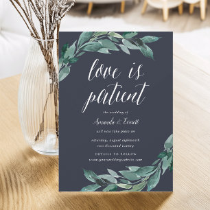 Anúncio de adiamento de casamento de foliagem abu