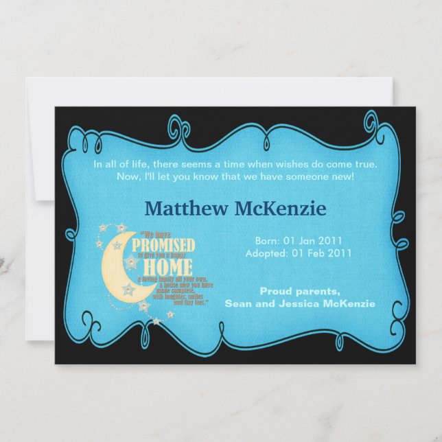 Anúncio de adoção (Frente)