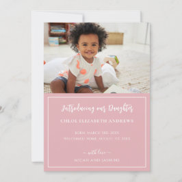 Anúncio de adoção, cor-de-rosa e faixa branca